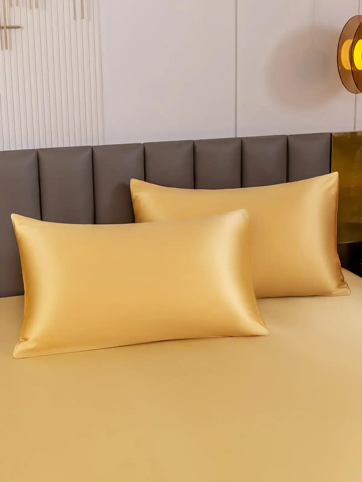 2Pcs 19Momme 100% Mulberry Silk Pillowcases Bundle - Envelope