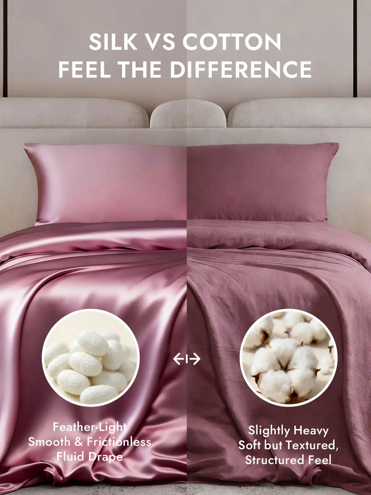 25Momme Mulberry Silk Seamless Duvet Cover (WITHOUT PILLOWCASES)