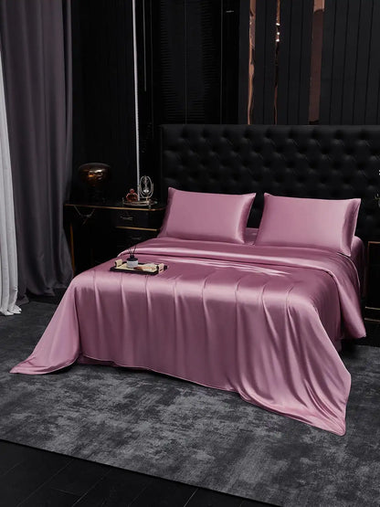 19Momme 3Pcs Silk Set Duvet Cover+2x Pillowcases