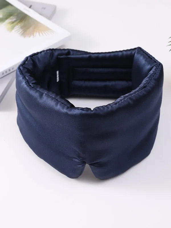 100% Mulberry Silk One Piece Silk Sleep Eye Mask With Velcro