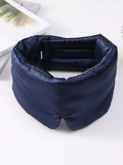 100% Mulberry Silk One Piece Silk Sleep Eye Mask With Velcro
