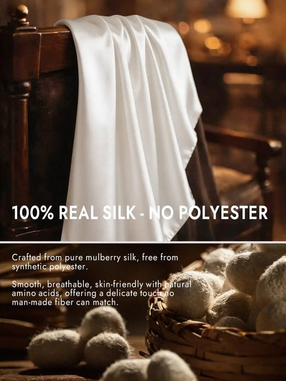 100% Mulberry Silk Long Scarf/Shawl 170x53cm