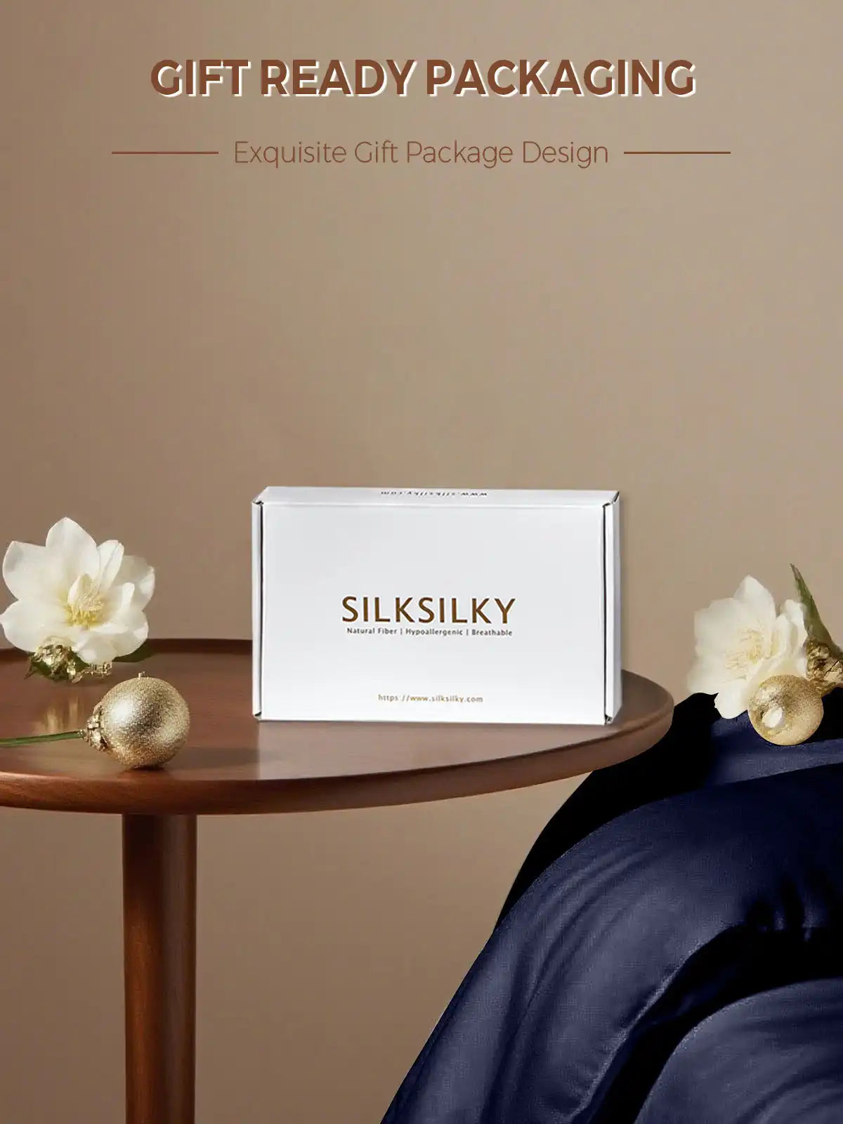 19Momme 100% Mulberry Silk Pillowcase - Envelope Closure