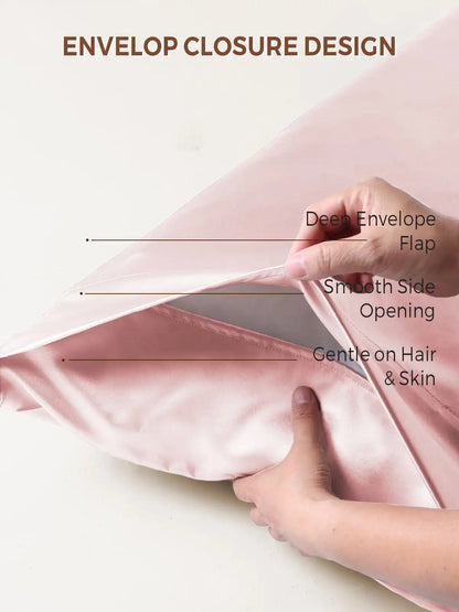 19Momme 100% Mulberry Silk Pillowcase - Envelope Closure