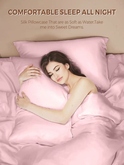 19Momme 100% Mulberry Silk Pillowcase - Envelope Closure