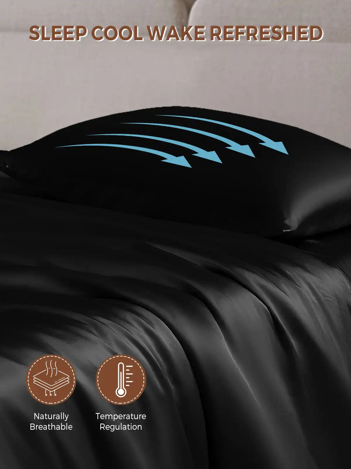 19Momme 100% Mulberry Silk Pillowcase - Envelope Closure