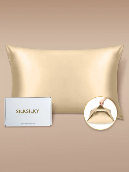 19Momme 100% Mulberry Silk Pillowcase - Envelope Closure
