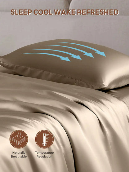19Momme 100% Mulberry Silk Pillowcase - Envelope Closure