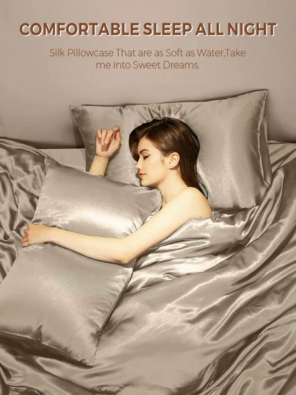 19Momme 100% Mulberry Silk Pillowcase - Envelope Closure