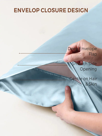 19Momme 100% Mulberry Silk Pillowcase - Envelope Closure