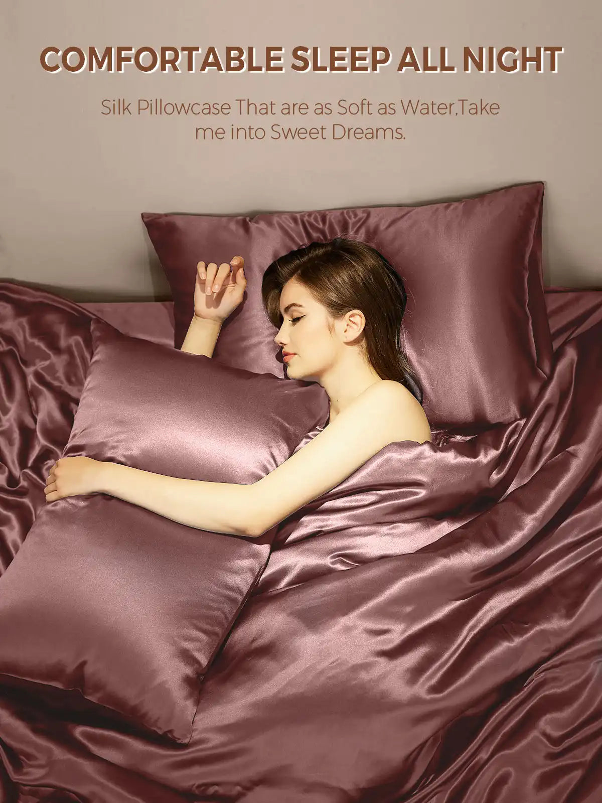 19Momme 100% Mulberry Silk Pillowcase - Envelope Closure