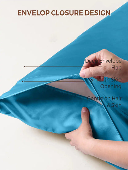 19Momme 100% Mulberry Silk Pillowcase - Envelope Closure