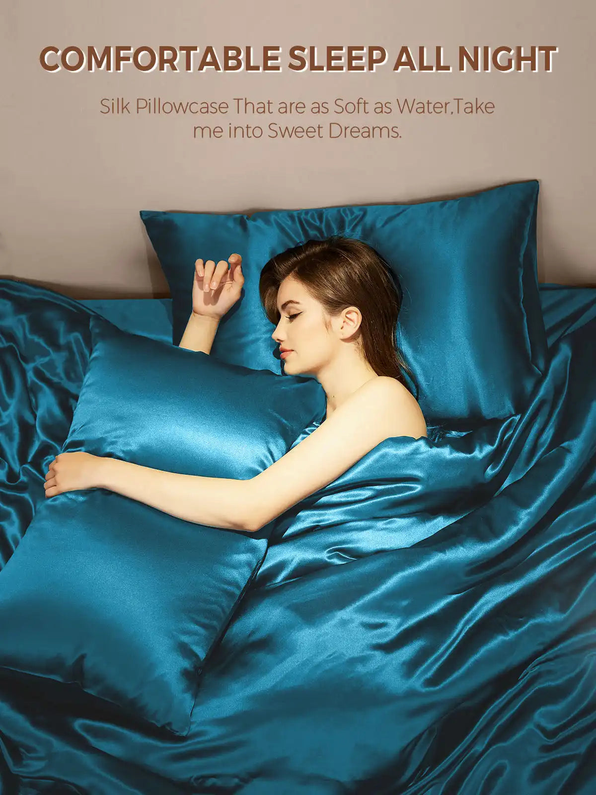 19Momme 100% Mulberry Silk Pillowcase - Envelope Closure