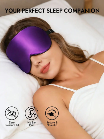 100% Mulberry Silk Elastic Band Sleep Eye Mask