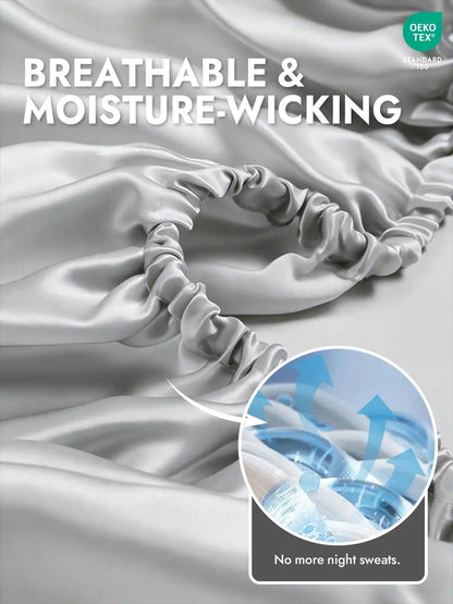 25Momme Mulberry Silk Seamless Fitted Sheet