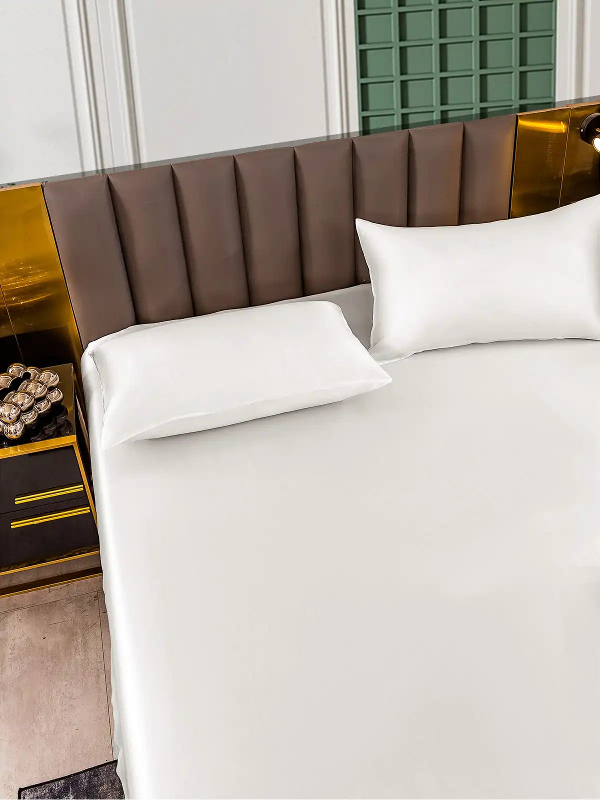 25Momme 3Pcs Silk Set Fitted Sheet+2x Pillowcases