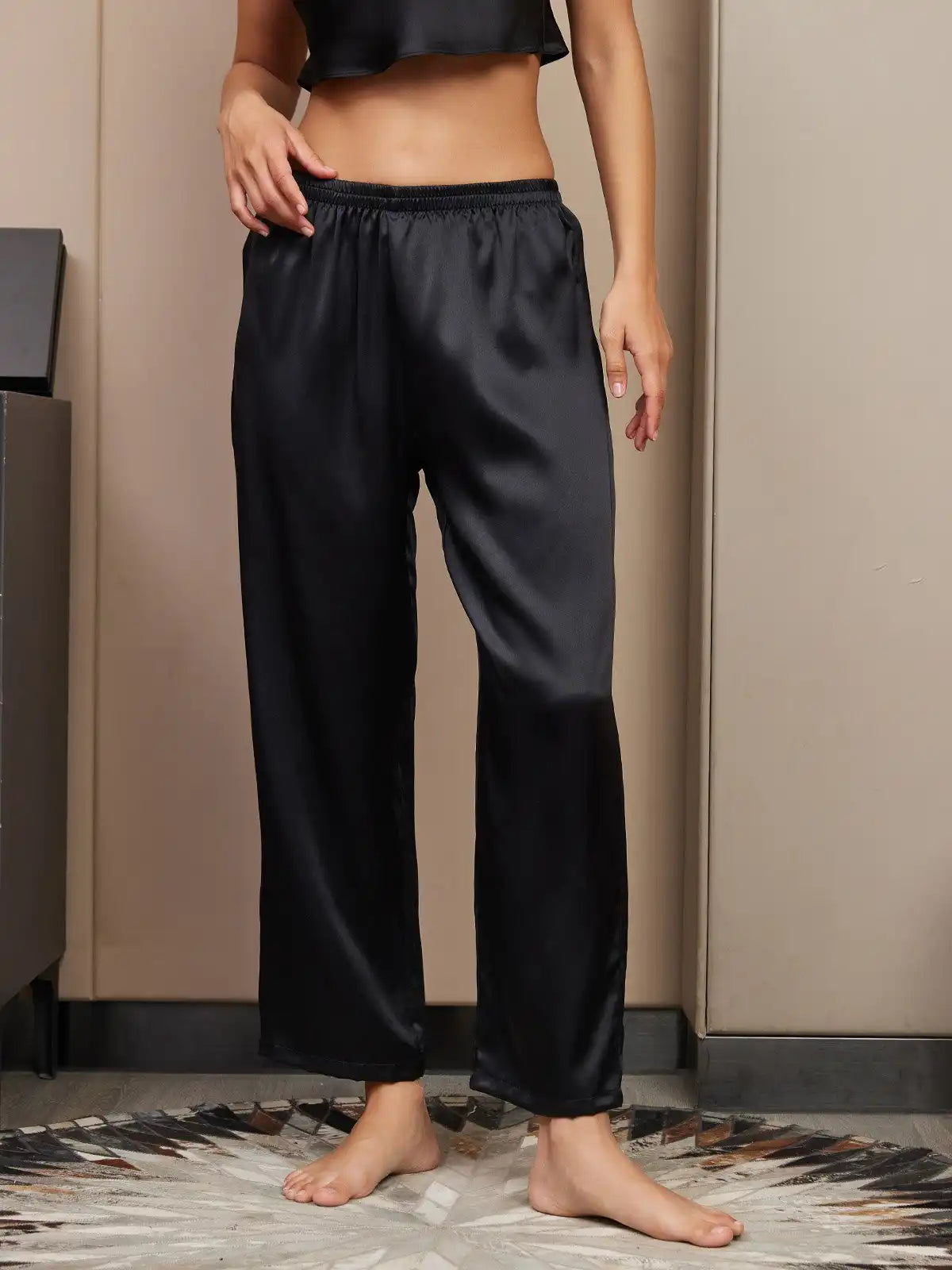 100% Mulberry Silk Classic Women's Sleep Pants