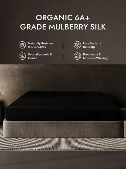 25Momme Mulberry Silk Seamless Fitted Sheet