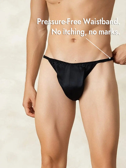 100% Mulberry Silk String Men's Underwear