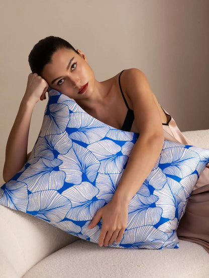 19 Momme Artistic Printed 100% Mulberry Silk Pillowcase – Envelope Closure