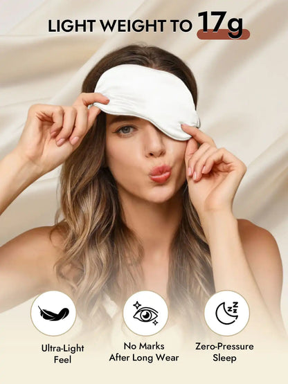 100% Mulberry Silk Sleep Eye Mask with Elastic Band
