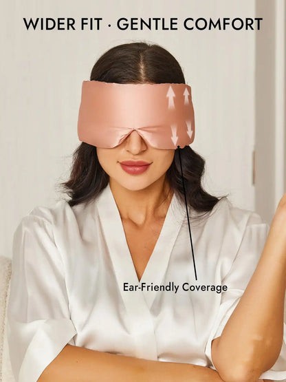 100% Mulberry Silk One Piece Silk Sleep Eye Mask With Velcro