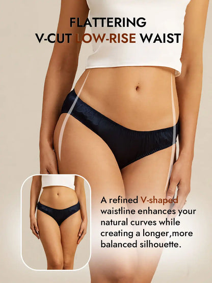 100% Mulberry Silk Briefs Comfy Breathable Panty