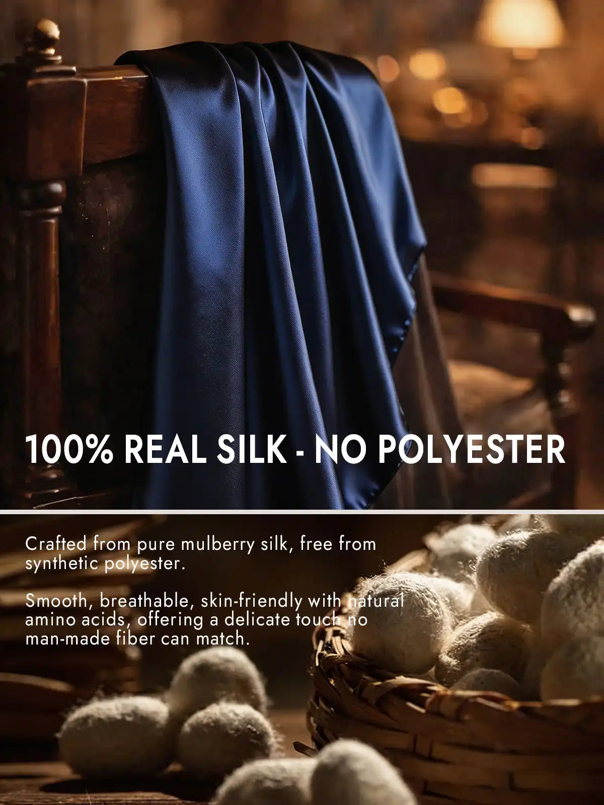 100% Mulberry Silk Long Scarf/Shawl 170x53cm