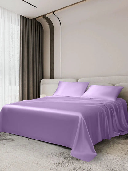 19Momme 3Pcs Silk Set Flat Sheet+2x Pillowcases
