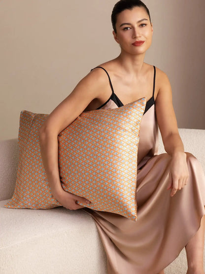 19 Momme Artistic Printed 100% Mulberry Silk Pillowcase – Envelope Closure
