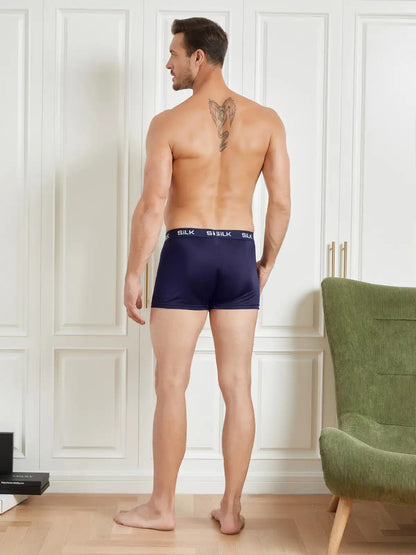 Men‘s Ultra Soft Comfy 100% Mulberry Silk Boxer Underwear