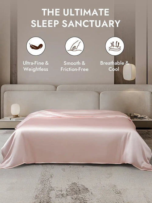 25Momme Mulberry Silk Seamless Duvet Cover (WITHOUT PILLOWCASES)