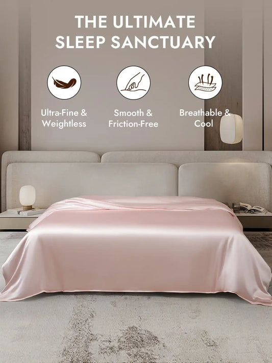 25Momme Mulberry Silk Seamless Duvet Cover (WITHOUT PILLOWCASES)