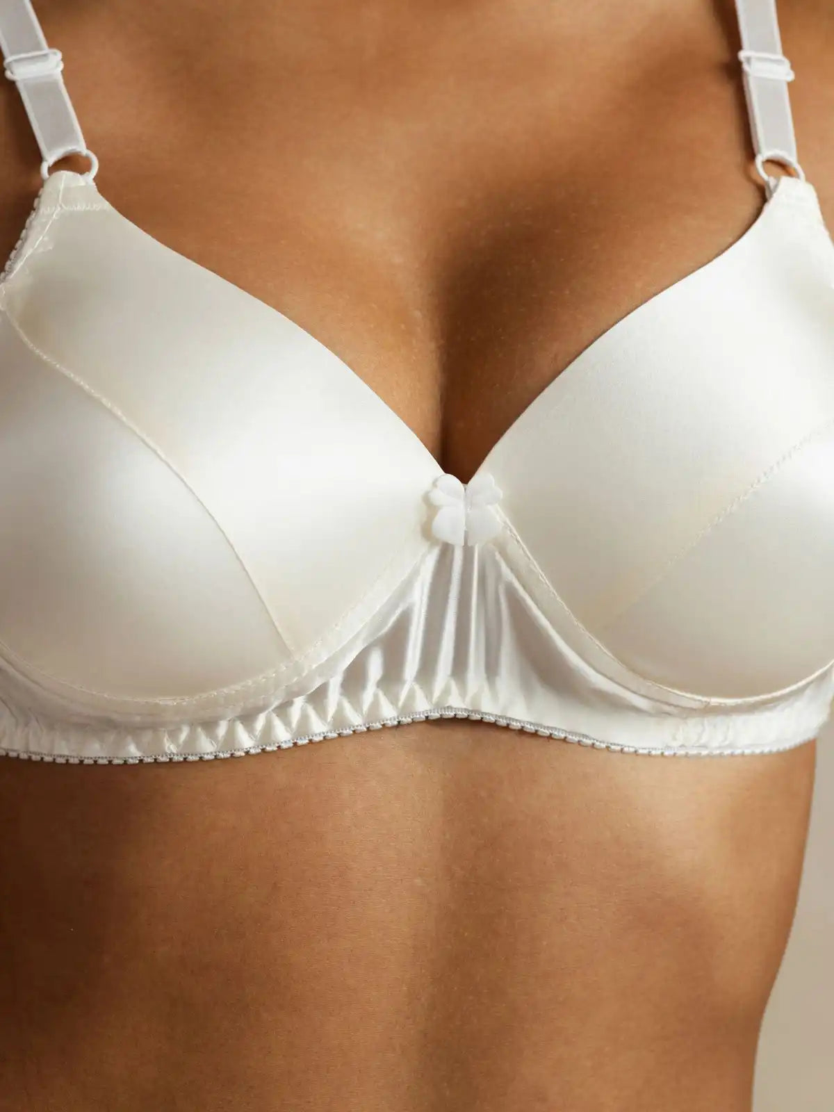 100% Mulberry Silk Classic Full Bra with Adjustable Straps