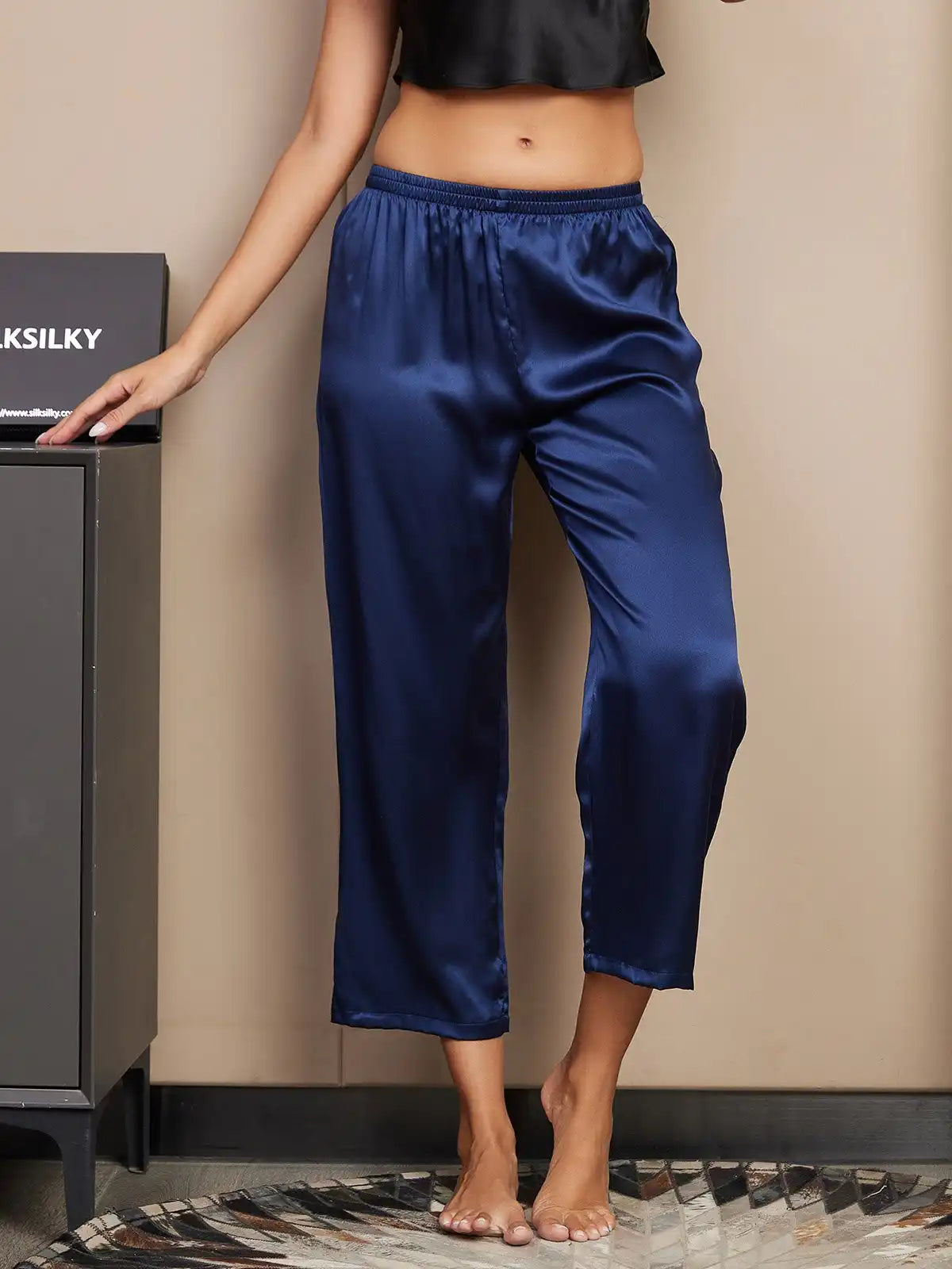 100% Mulberry Silk Classic Women's Sleep Pants