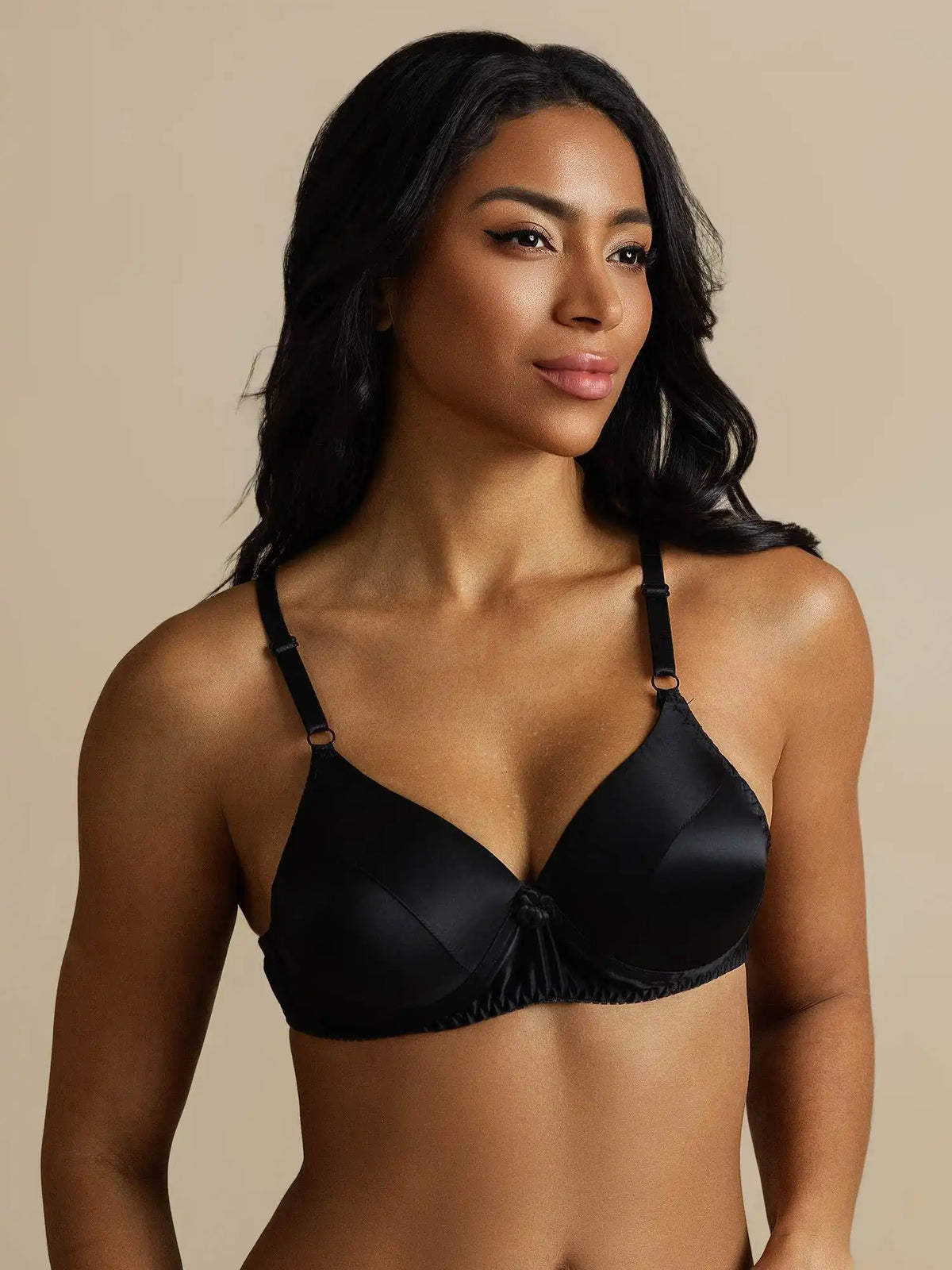 100% Mulberry Silk Classic Full Bra with Adjustable Straps