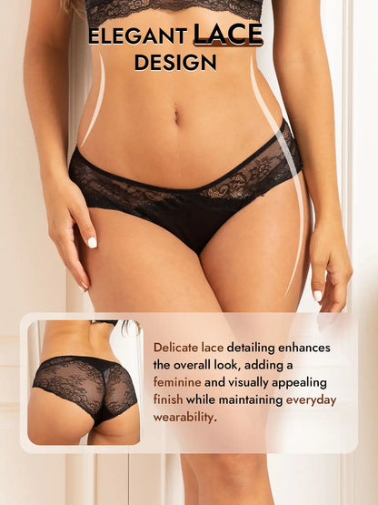 100% Mulberry Silk Sexy Lace Panty