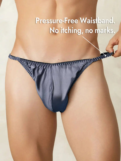 100% Mulberry Silk String Men's Underwear