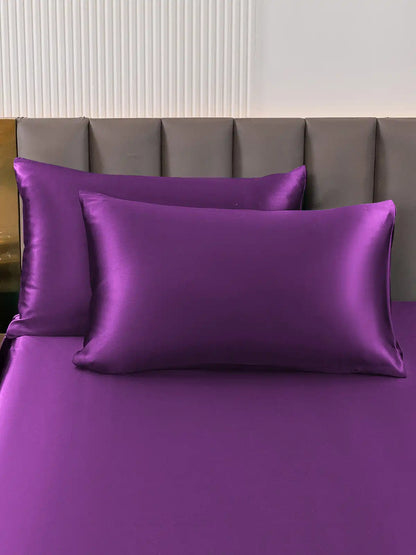 2Pcs 19Momme 100% Mulberry Silk Pillowcases Bundle - Envelope