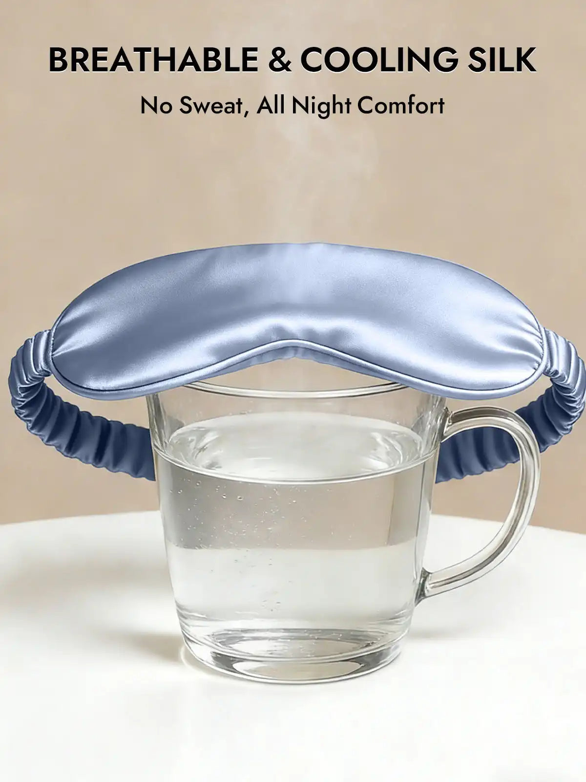 100% Mulberry Silk Sleep Eye Mask with Elastic Band