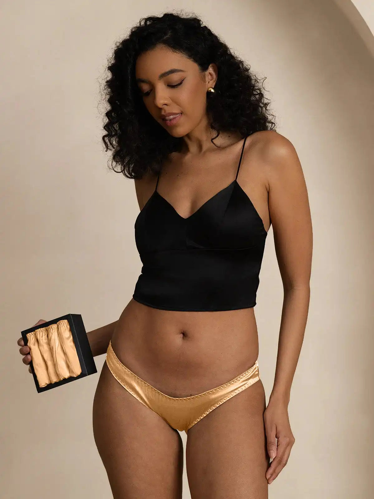 4Pcs Multi-color 100% Mulberry Silk Panties (Bra NOT Included)