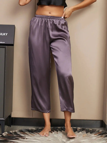 100% Mulberry Silk Classic Women's Sleep Pants