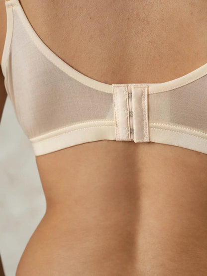 Comfortable Wireless Silk Jersey Bra