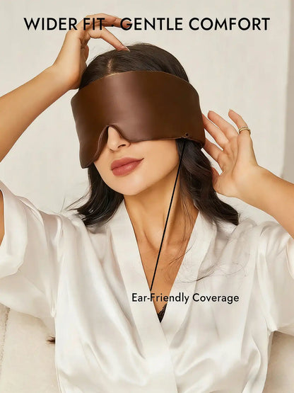 100% Mulberry Silk One Piece Silk Sleep Eye Mask With Velcro