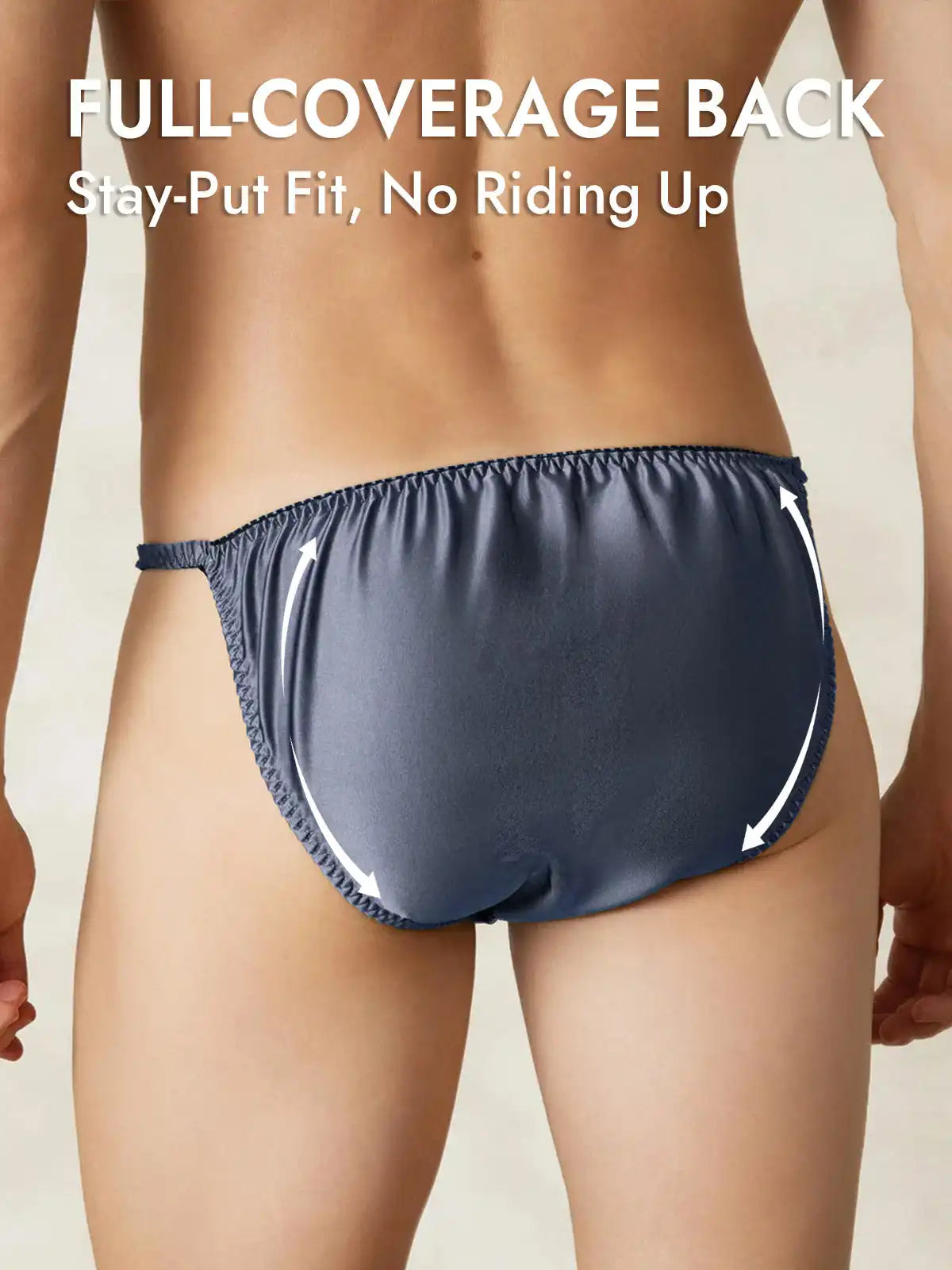 100% Mulberry Silk String Men's Underwear