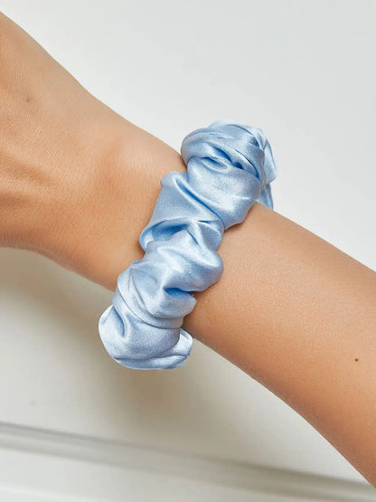 100% Mulberry Silk Soft Classic Hair Scrunchie - 2cm