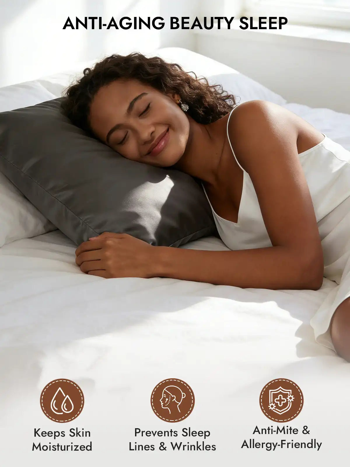2Pcs 30Momme 100% Silk Pillowcases Bundle- Hidden Zipper