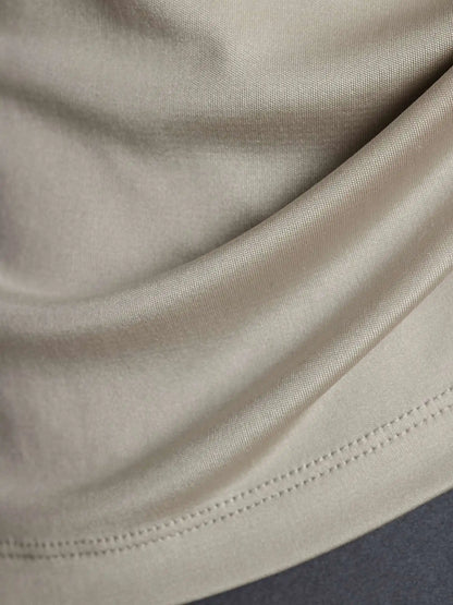 Women's 100% Mulberry Silk Long Sleeve Crew Neck Top