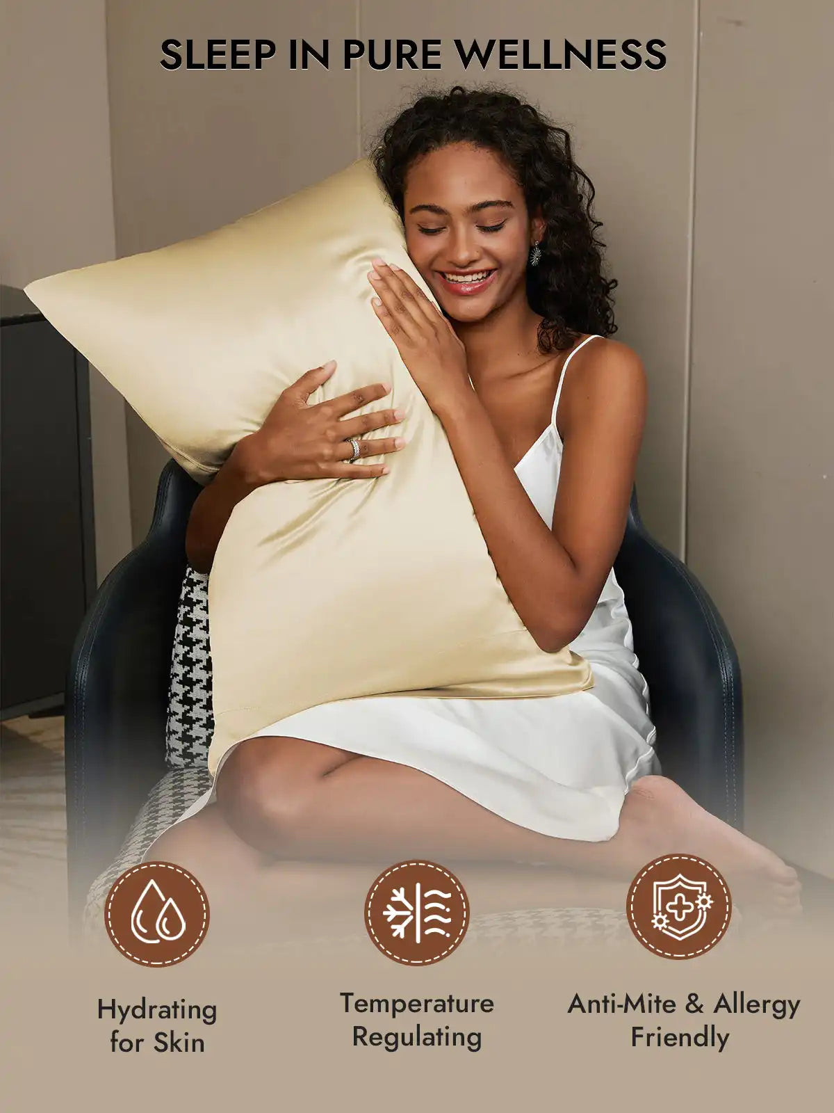 2Pcs 30Momme 100% Silk Pillowcases Bundle- Hidden Zipper