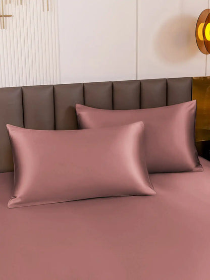 2Pcs 22Momme 100% Mulberry Silk Pillowcases Bundle - Envelope Closure